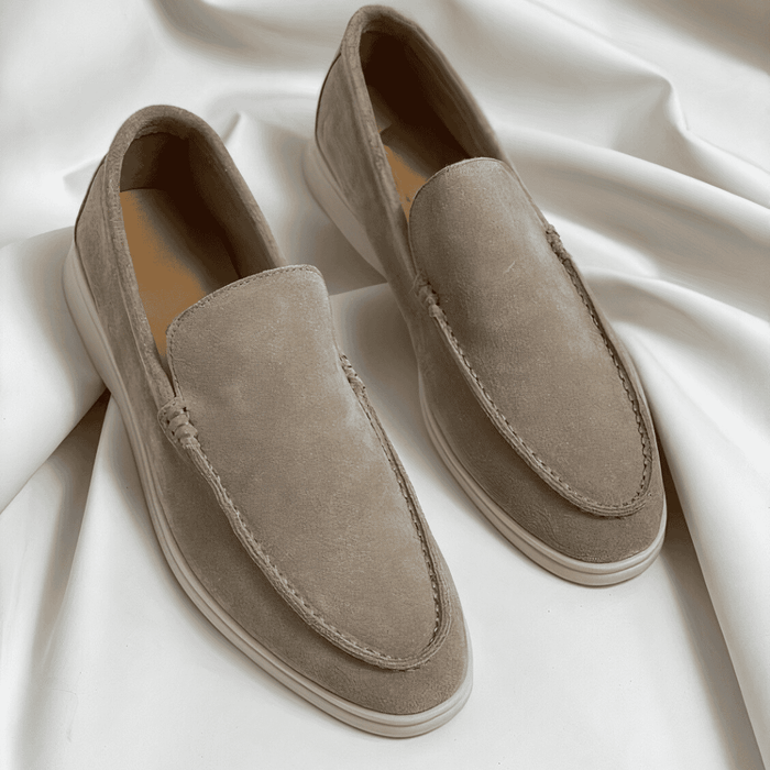 Męskie Zamszowe Mokasyny Slip-On na Co Dzień