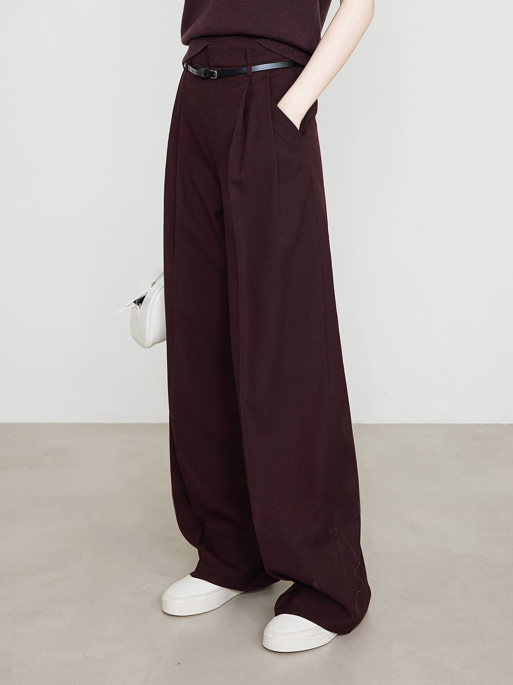 Magdalena | Eleganckie Spodnie Chino z Wysokim Stanem