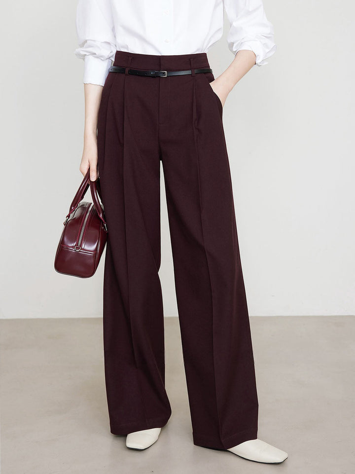 Magdalena | Eleganckie Spodnie Chino z Wysokim Stanem