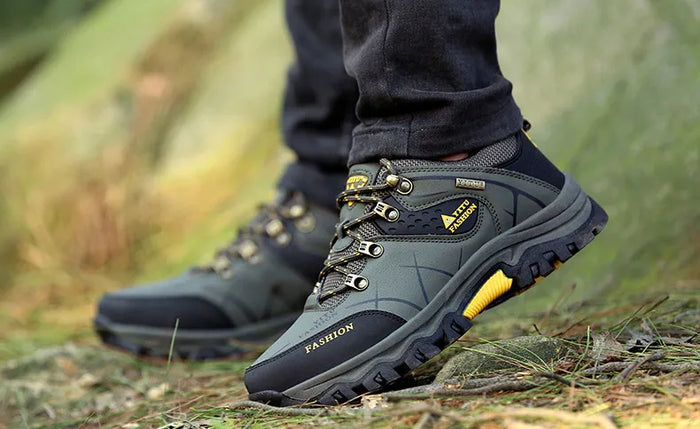 Męskie Wodoodporne Buty Trekkingowe z Profilowaną Podeszwą