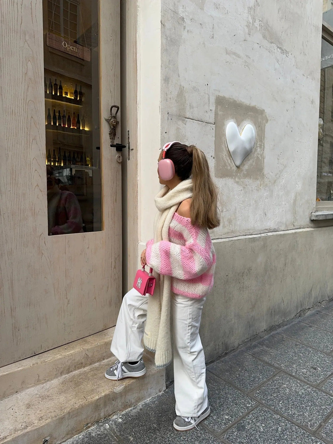 Noémie | Sweter w paski o luźnym kroju