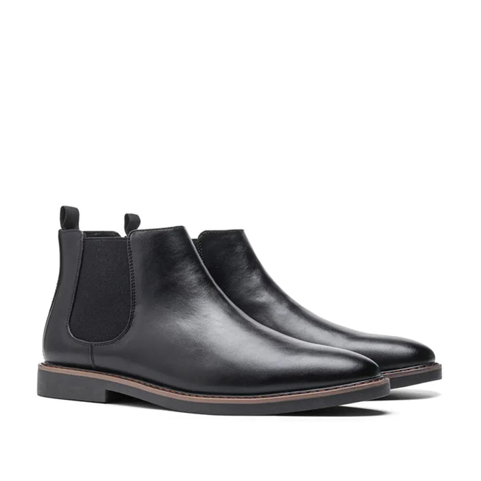 Męskie Chelsea Boots z Elastycznymi Panelami Bocznymi