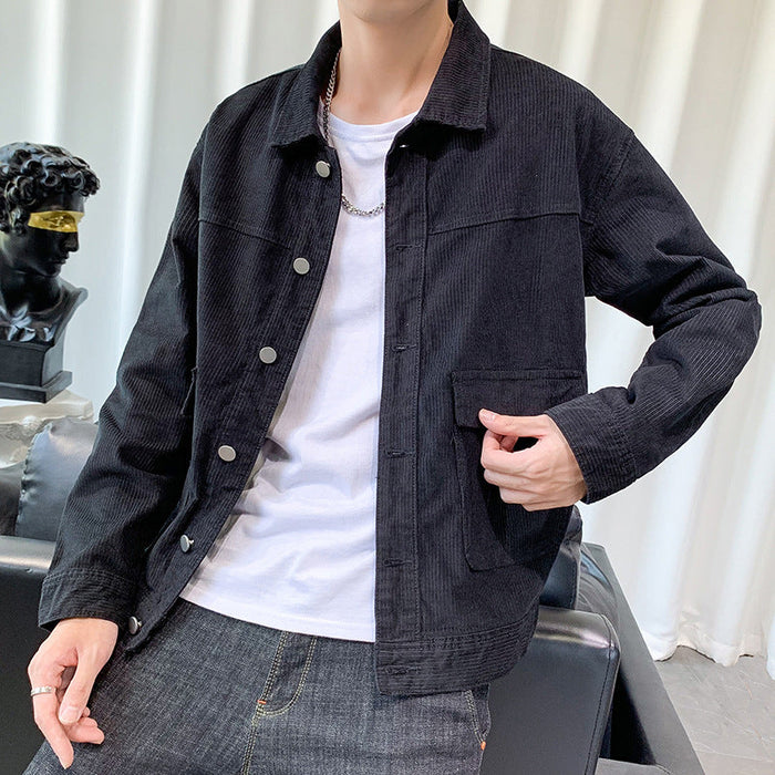 Kurtka Overshirt z Kieszeniami na Zatrzaski