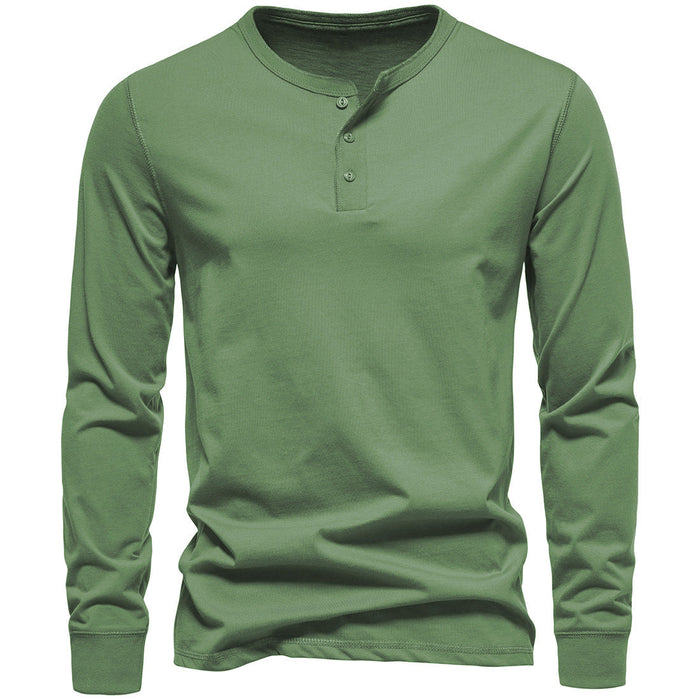Klasyczna Koszulka Henley na Guziki