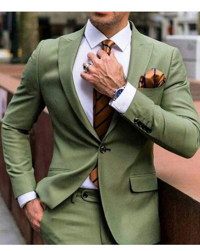 Cezary | Elegancki Garnitur Slim Fit