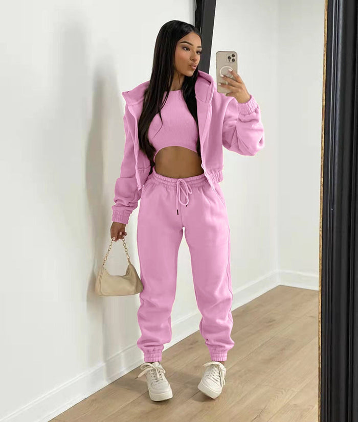 Wygodny Dres Trzyczęściowy z Kamizelką