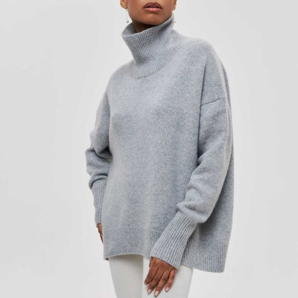 Aria | Stylowy sweter zimowy z wysokim kołnierzem