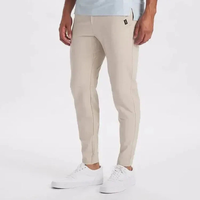 Dopasowane Spodnie Slim Fit z Prostą Nogawką