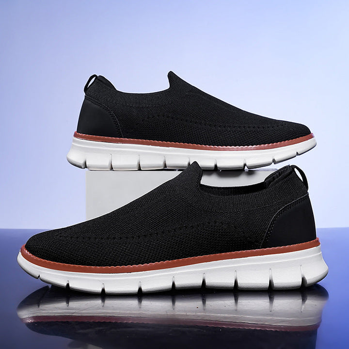 Wacław | Lekkie Wsuwane Sneakersy z Oddychającej Dzianiny