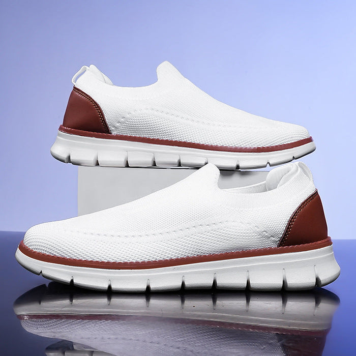 Wacław | Lekkie Wsuwane Sneakersy z Oddychającej Dzianiny
