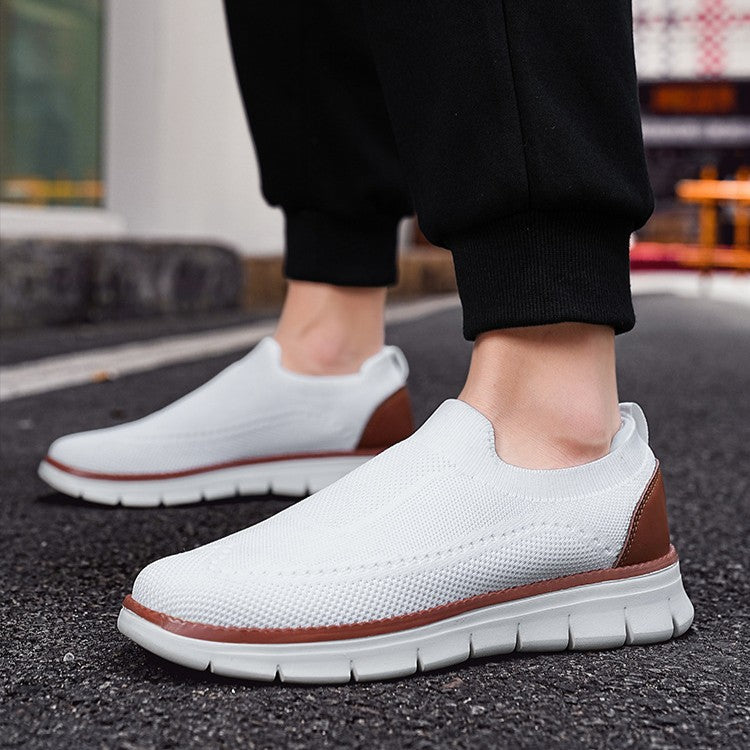 Wacław | Lekkie Wsuwane Sneakersy z Oddychającej Dzianiny