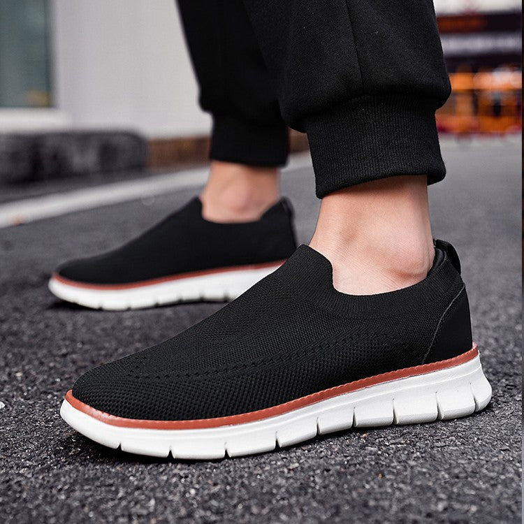 Wacław | Lekkie Wsuwane Sneakersy z Oddychającej Dzianiny