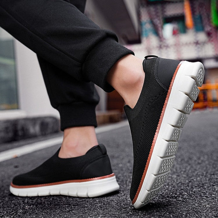 Wacław | Lekkie Wsuwane Sneakersy z Oddychającej Dzianiny
