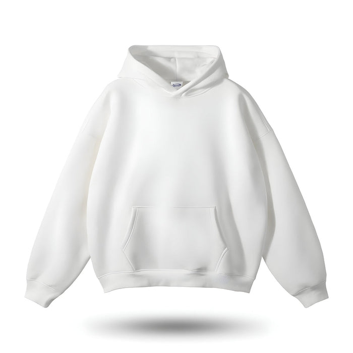 Męska Bluza z Kapturem Oversized z Kieszenią Kangurką