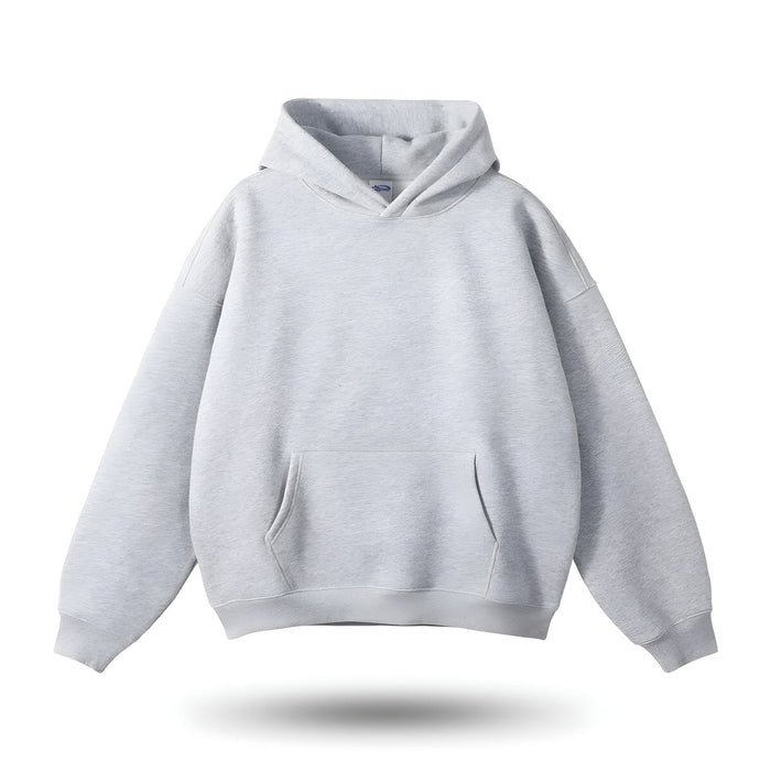 Męska Bluza z Kapturem Oversized z Kieszenią Kangurką