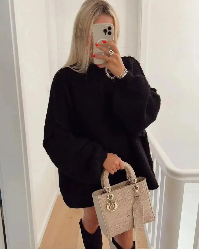 Elwira | Oversize sweter damski na jesień i chłodne dni