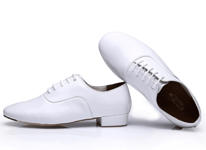 Lakierowane Buty do Tańca na Obcasie