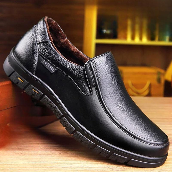 Skórzane Buty Wsuwane na Co Dzień